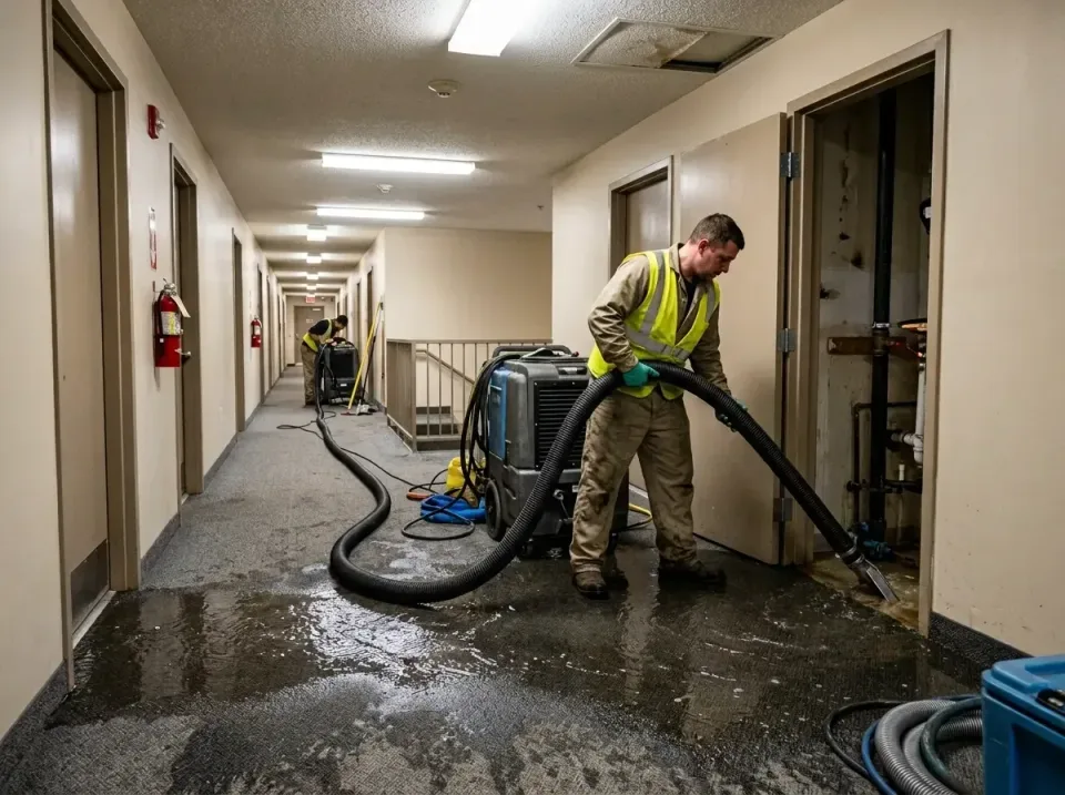 multi-unit-apartment-hallway-f-005 — frequently asked questions, Emergency Burst Pipe Water Extraction & Removal in Baywood,…